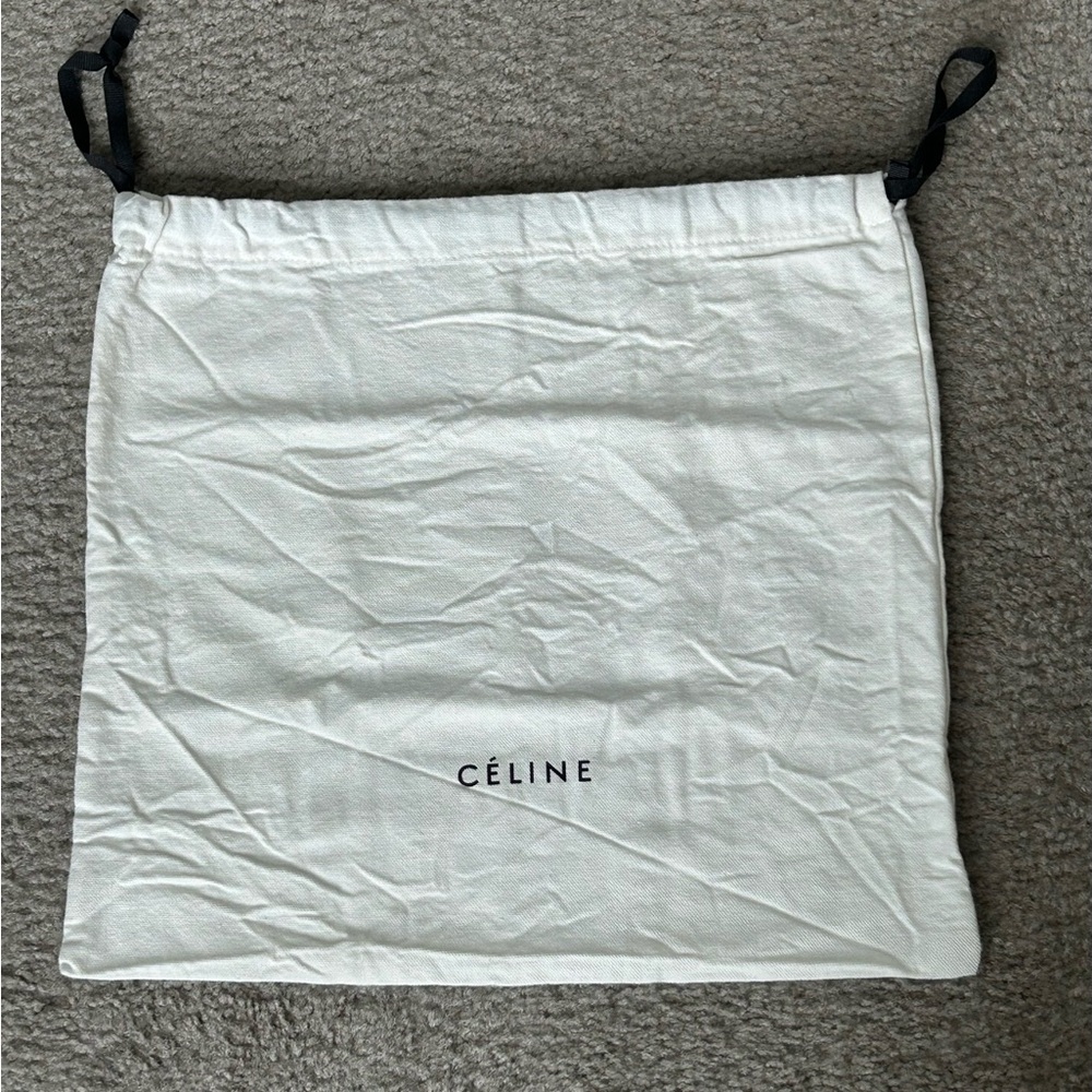 Celine Dust Bag White 15"x 14"